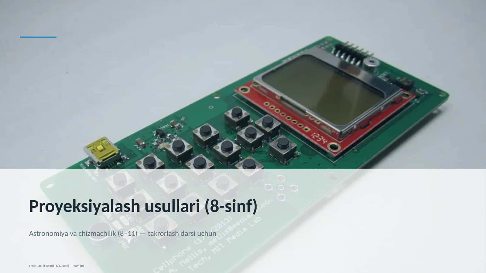 Proyeksiyalash usullari (8-sinf) 1