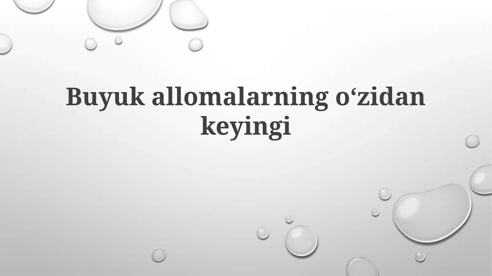 Tarixdagi Mashhur Ismlar 1