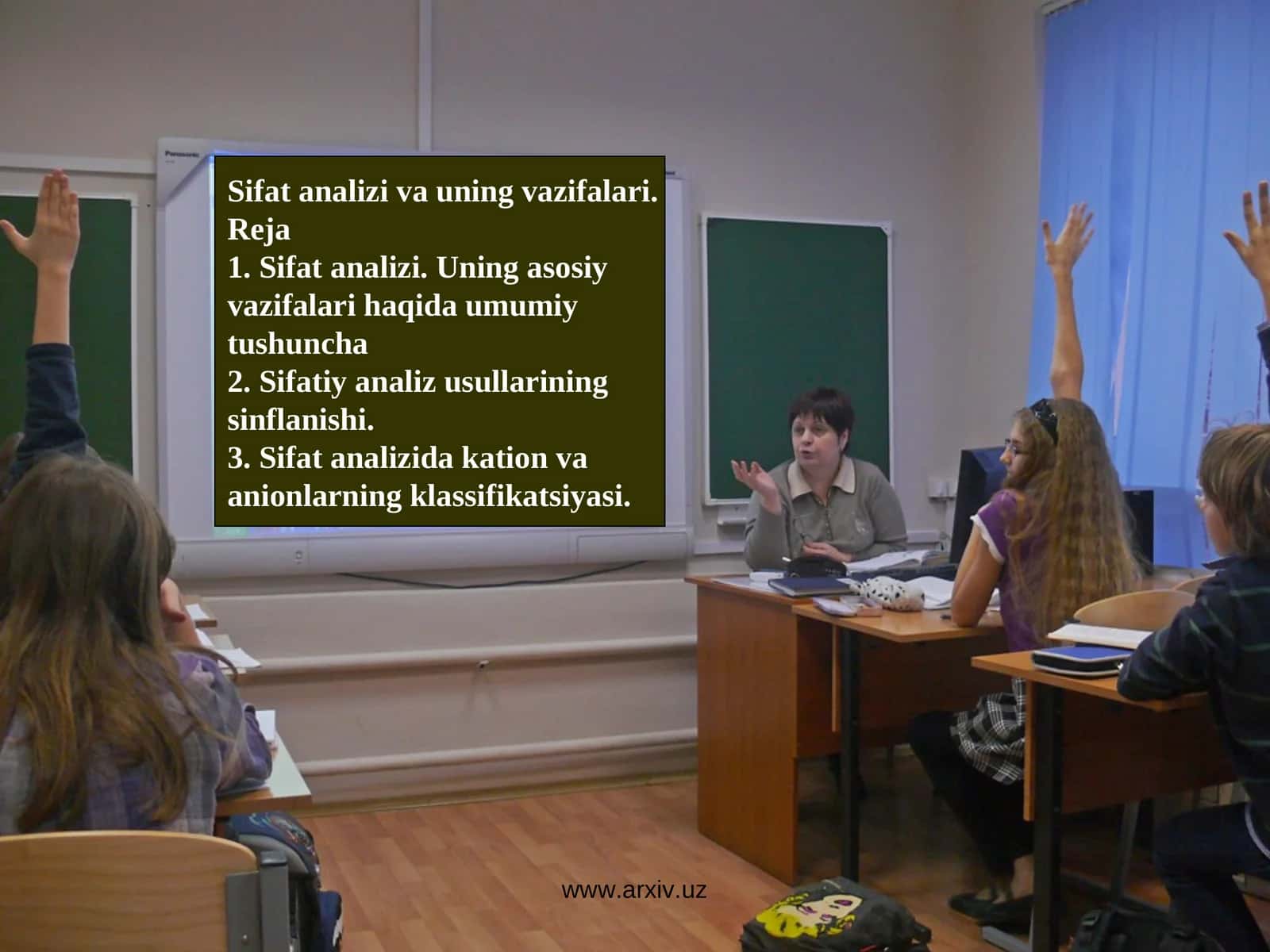 Sifat analizi va uning vazifalari 1