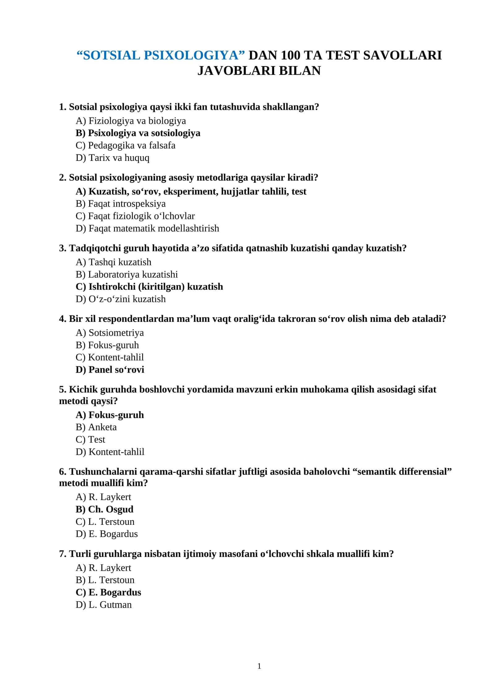 Sotsial psixologiya 1
