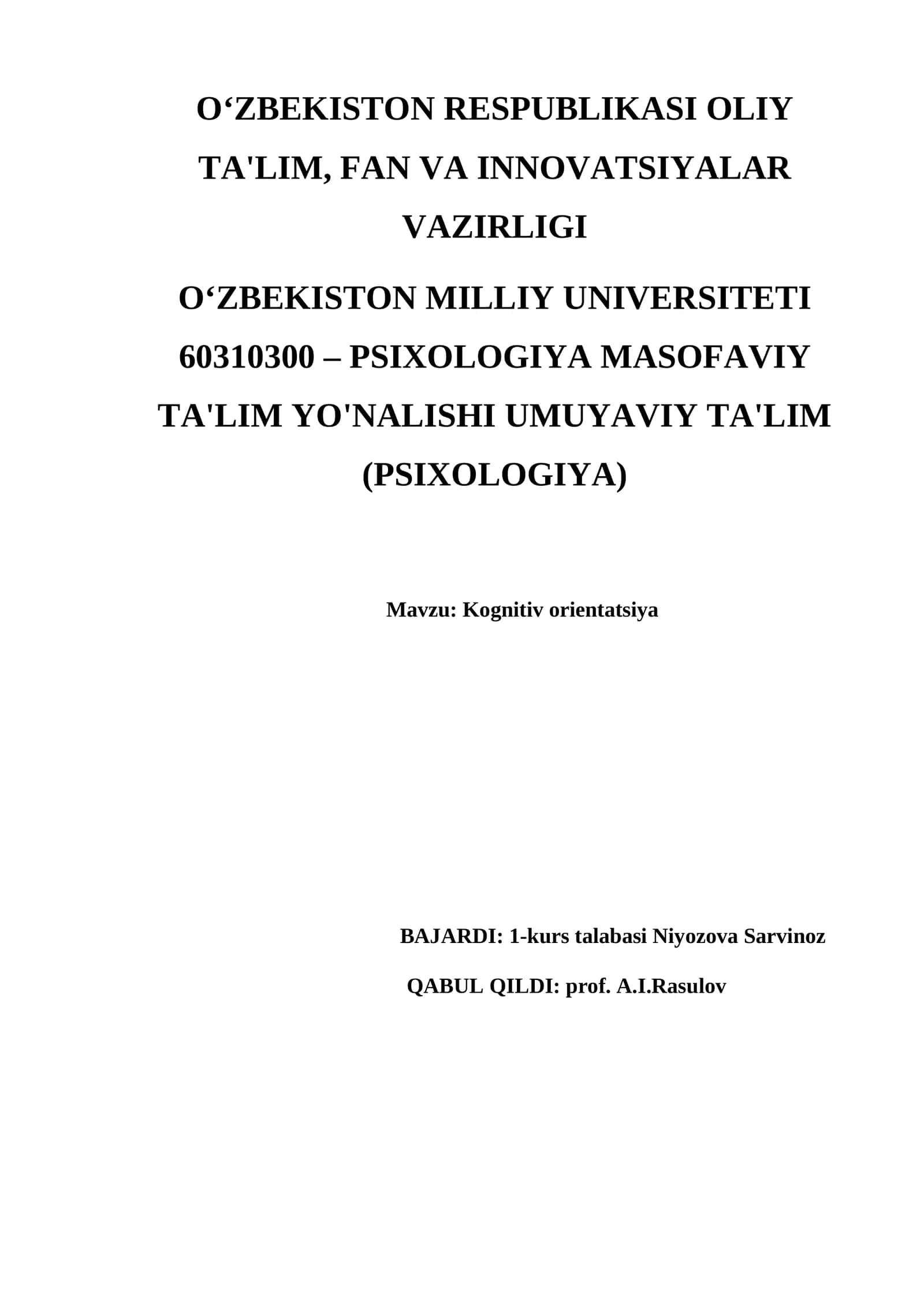Kognitiv orientatsiya 1