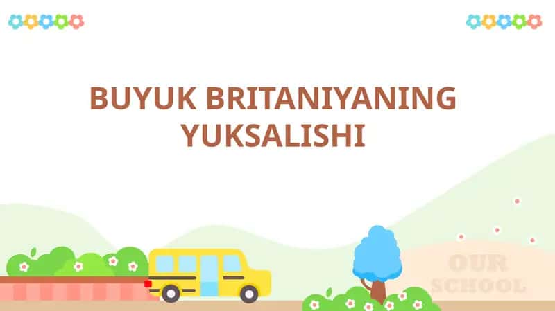 BUYUK BRITANIYANING YUKSALISHI 1