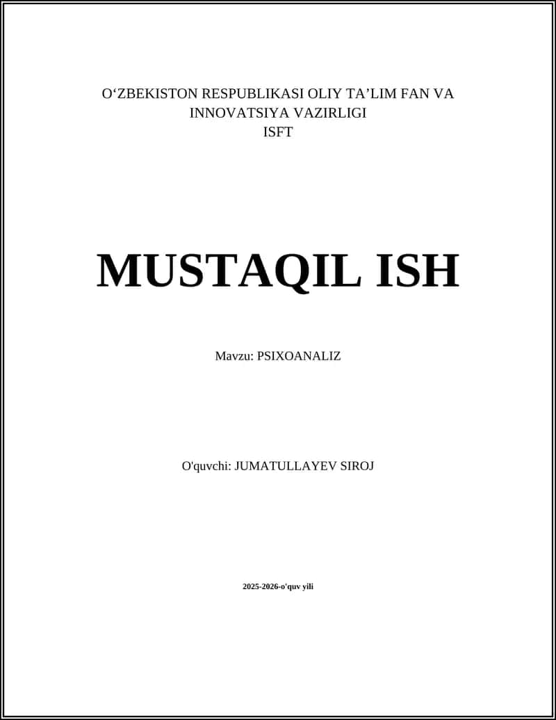 PSIXOANALIZ 1