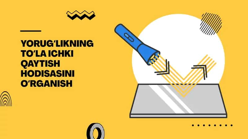 YORUGʻLIKNING TOʻLA ICHKI QAYTISH HODISASINI OʻRGANISH 1