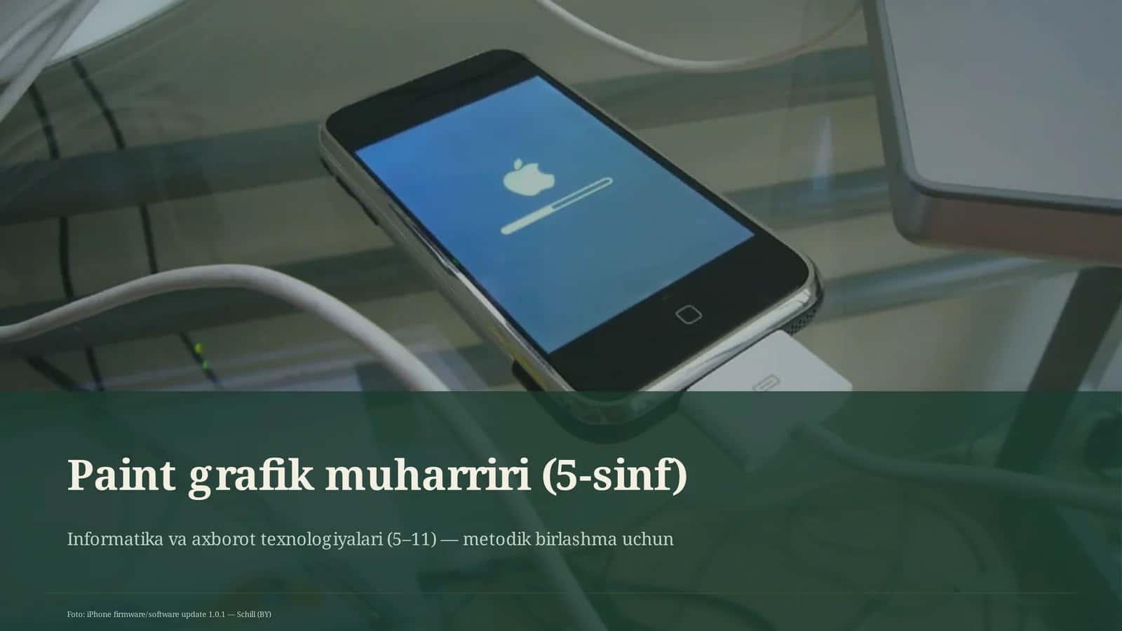 Paint grafik muharriri (5-sinf) 1