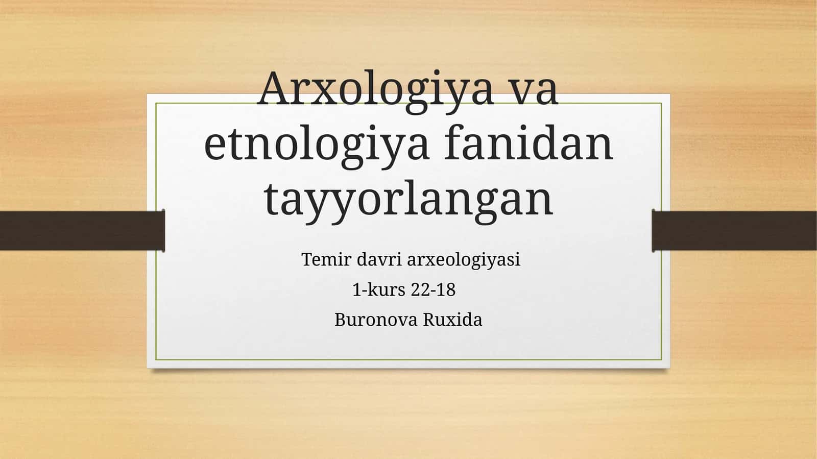 Temir davri arxeologiyasi 1