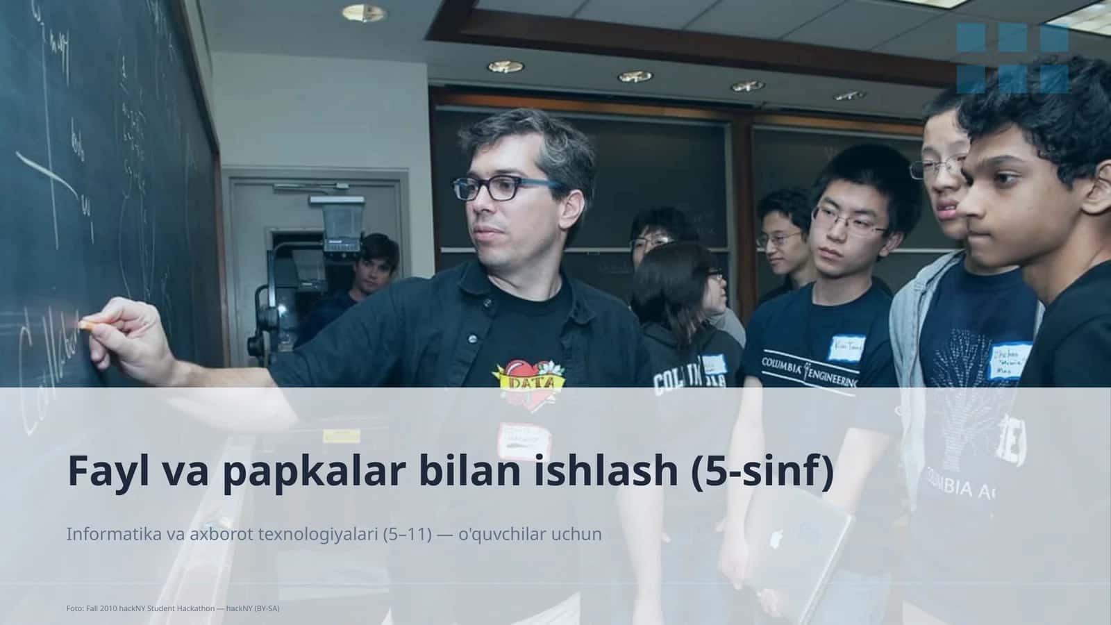 Fayl va papkalar bilan ishlash (5-sinf) 1