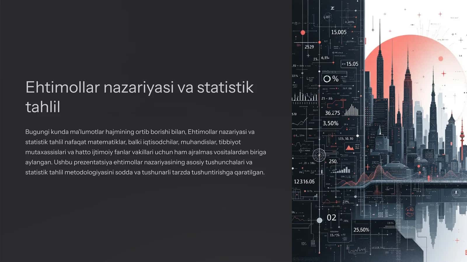Ehtimollar nazariyasi va statistik tahlil 1