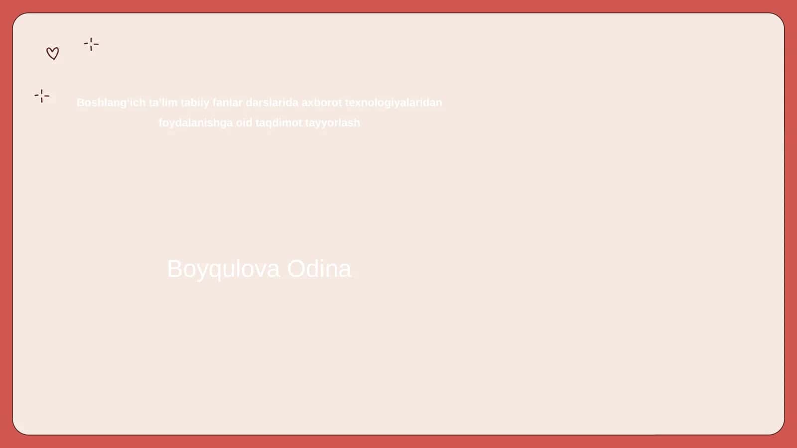 Boshlangʻich taʼlimda axborot texnologiyalari 1