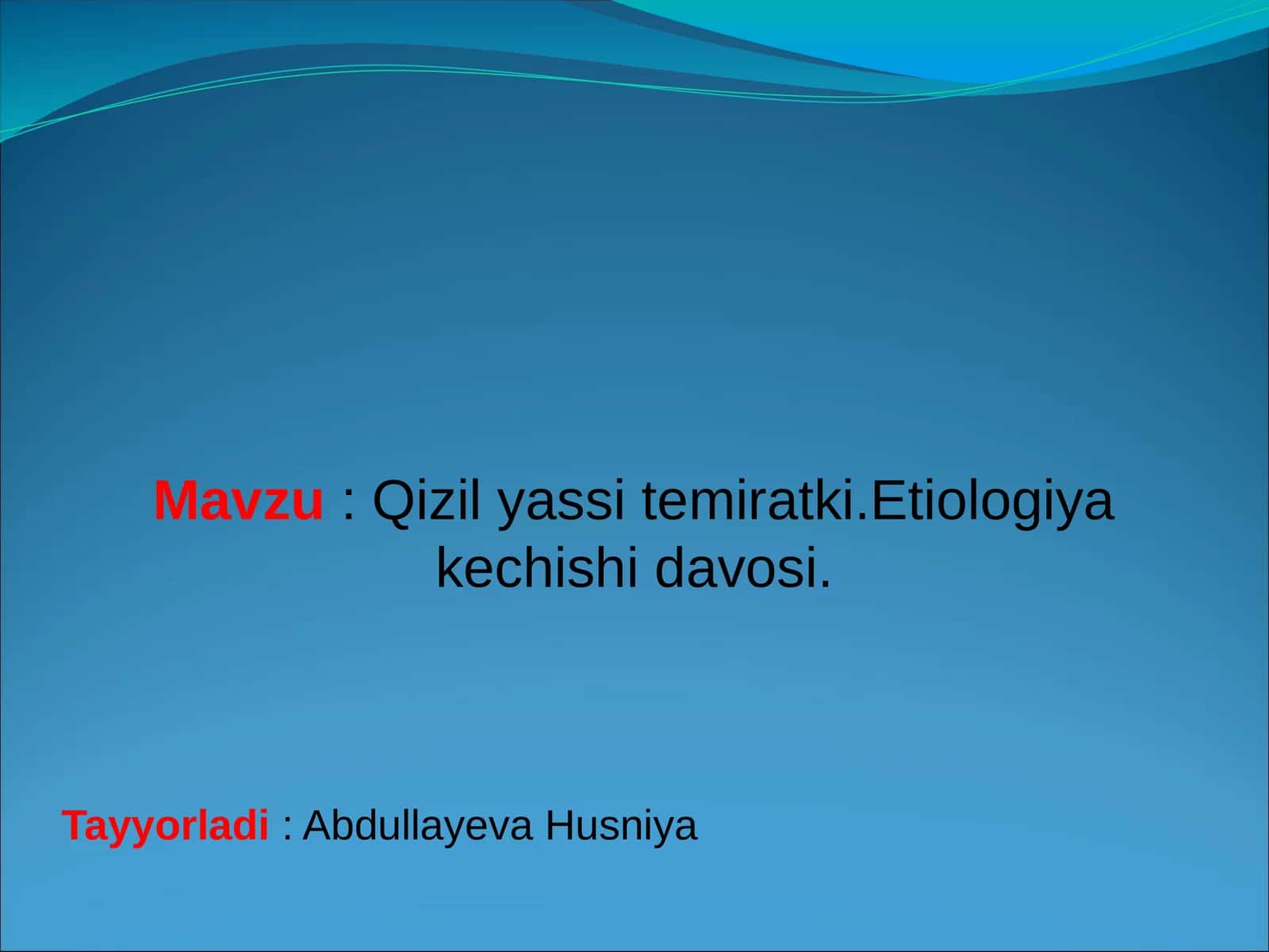 Qizil yassi temiratki etiologiyasi.Patogenezi. 1