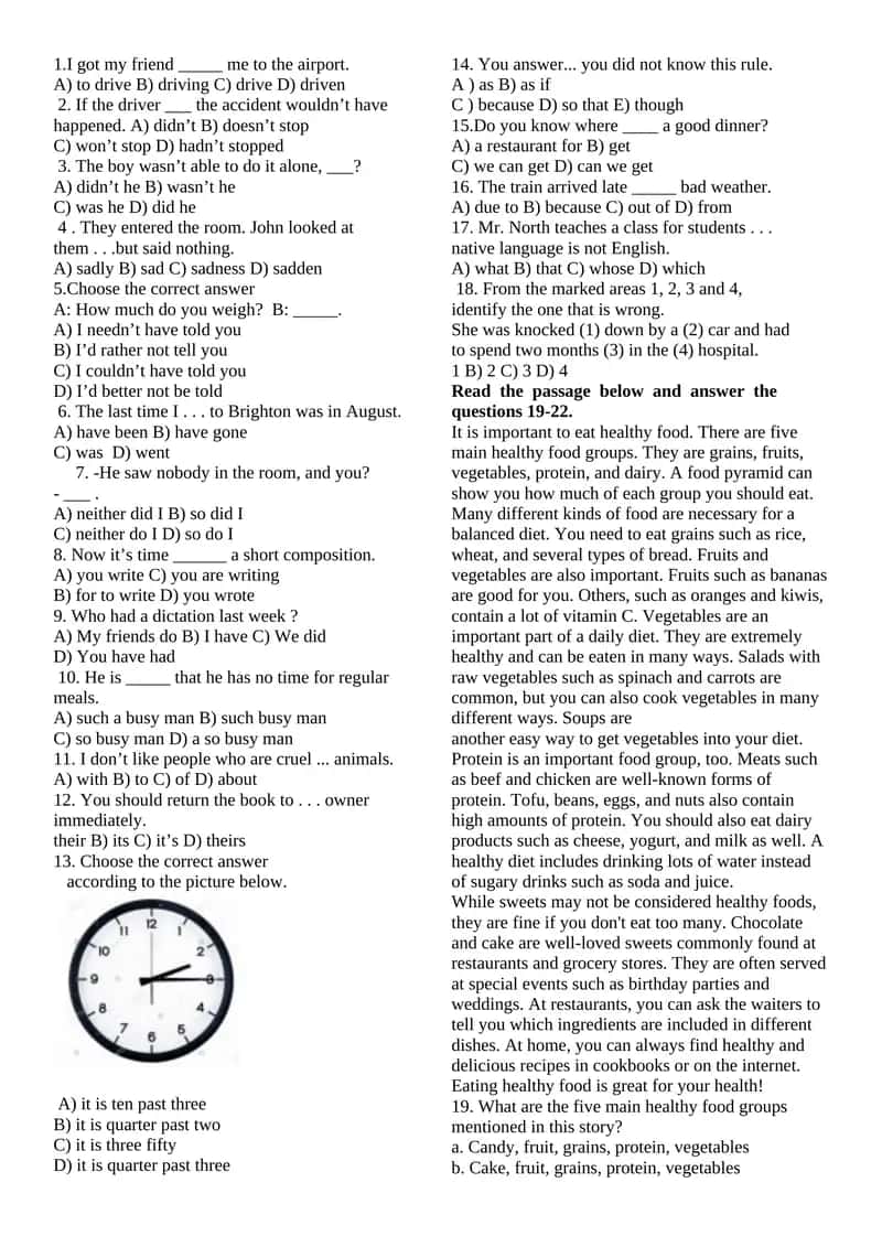 Ingiliz tili (English Language) 1