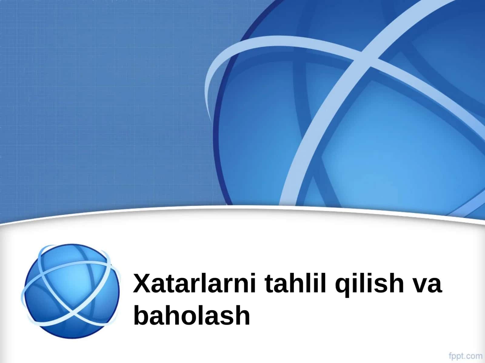 Xavf tahlili. Xatarlarni tahlil qilish va baholash 1