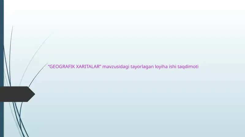 GEOGRAFIK XARITALAR 1