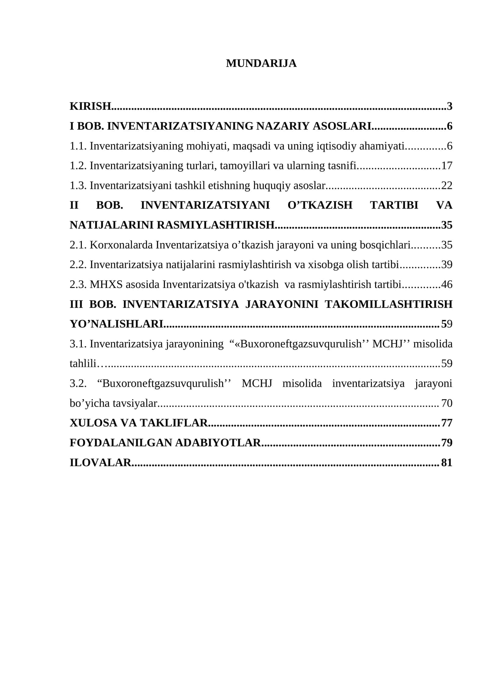 INVENTARIZATSIYANING NAZARIY ASOSLARI 1