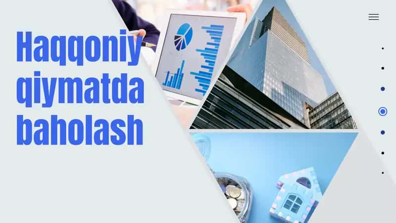 Haqqoniy qiymatda baholash 1