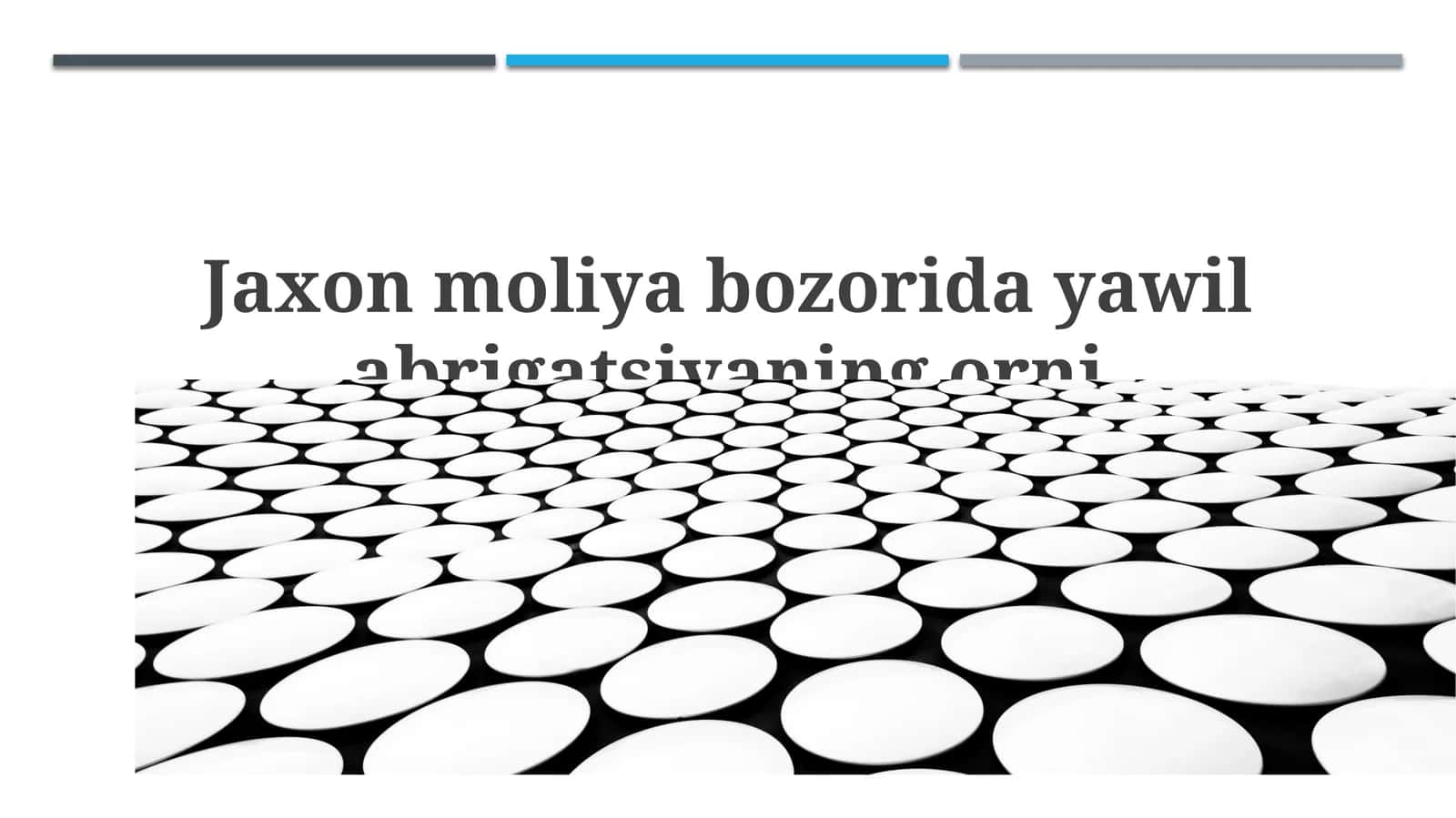 Jaxonning Moli Bozoridagi O'rni 1