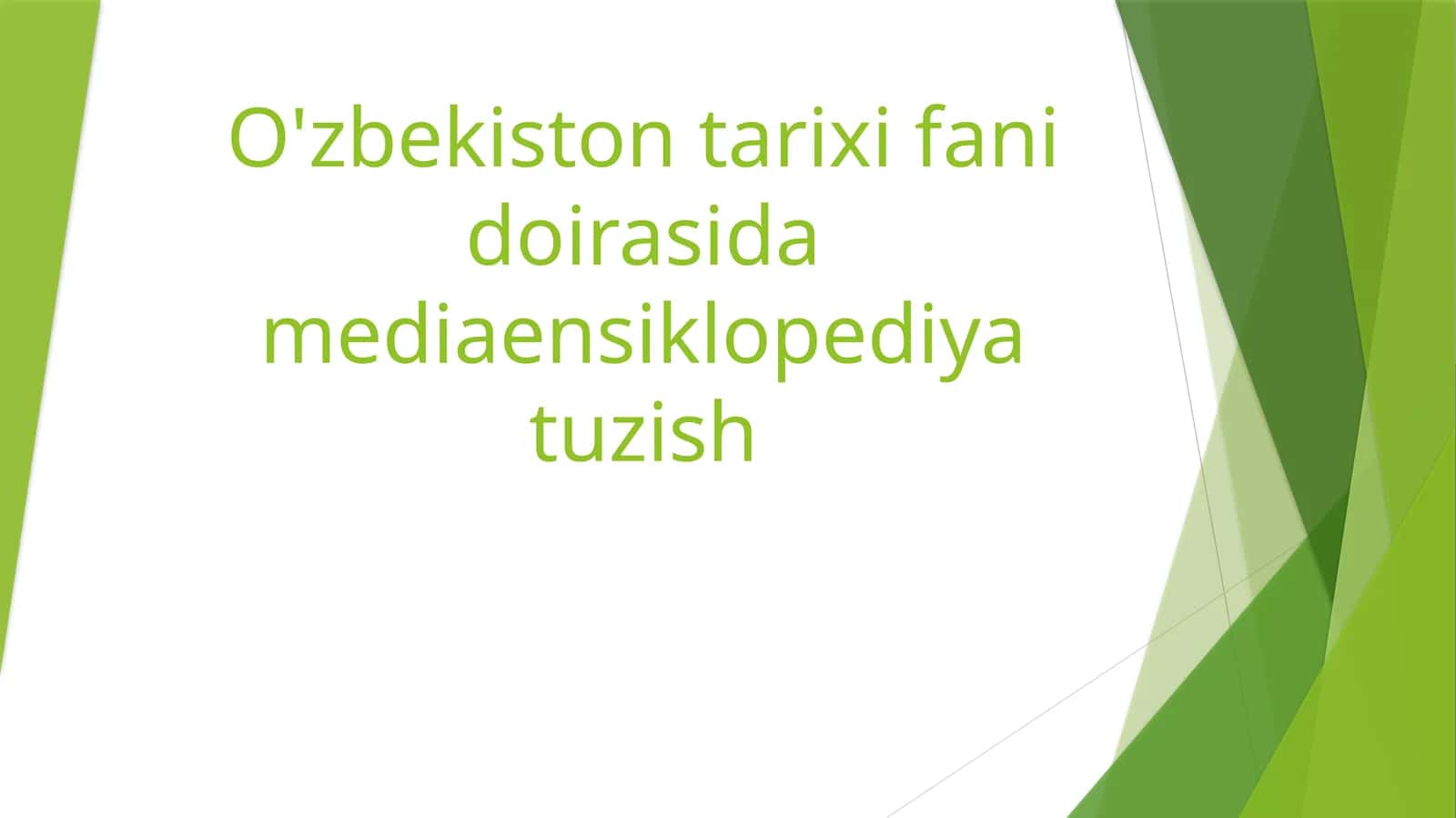 O'zbekiston tarixi fani doirasida mediaensiklopediya tuzish 1