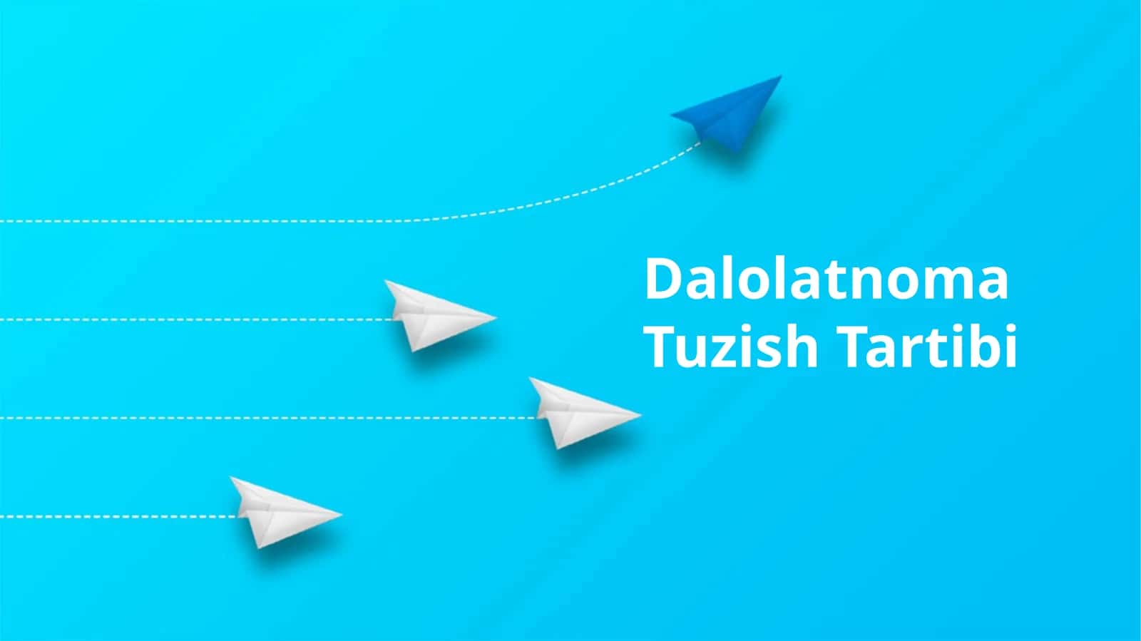 Dalolatnoma Tuzish Tartibi 1