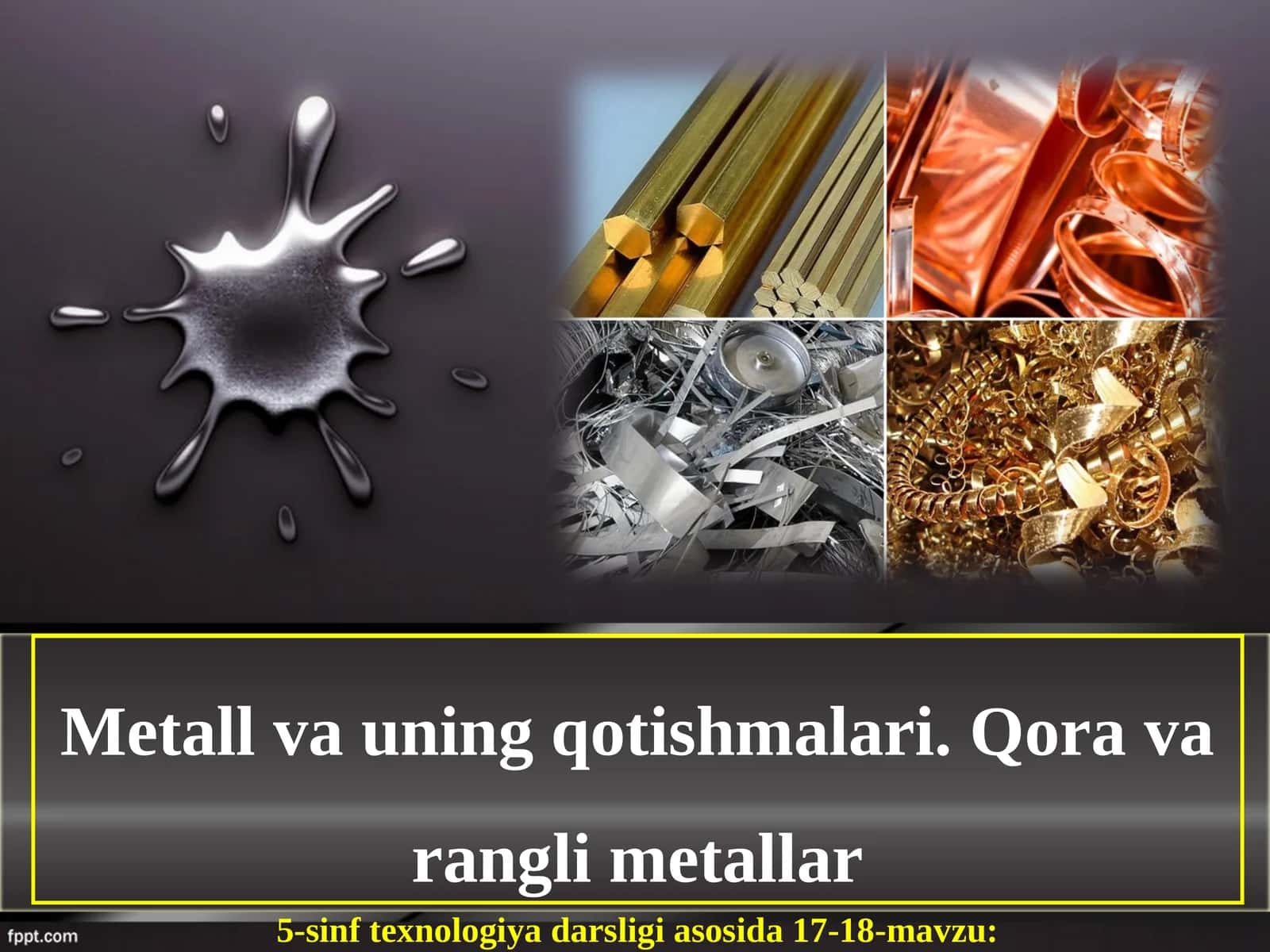 Metall va uning qotishmalari 1