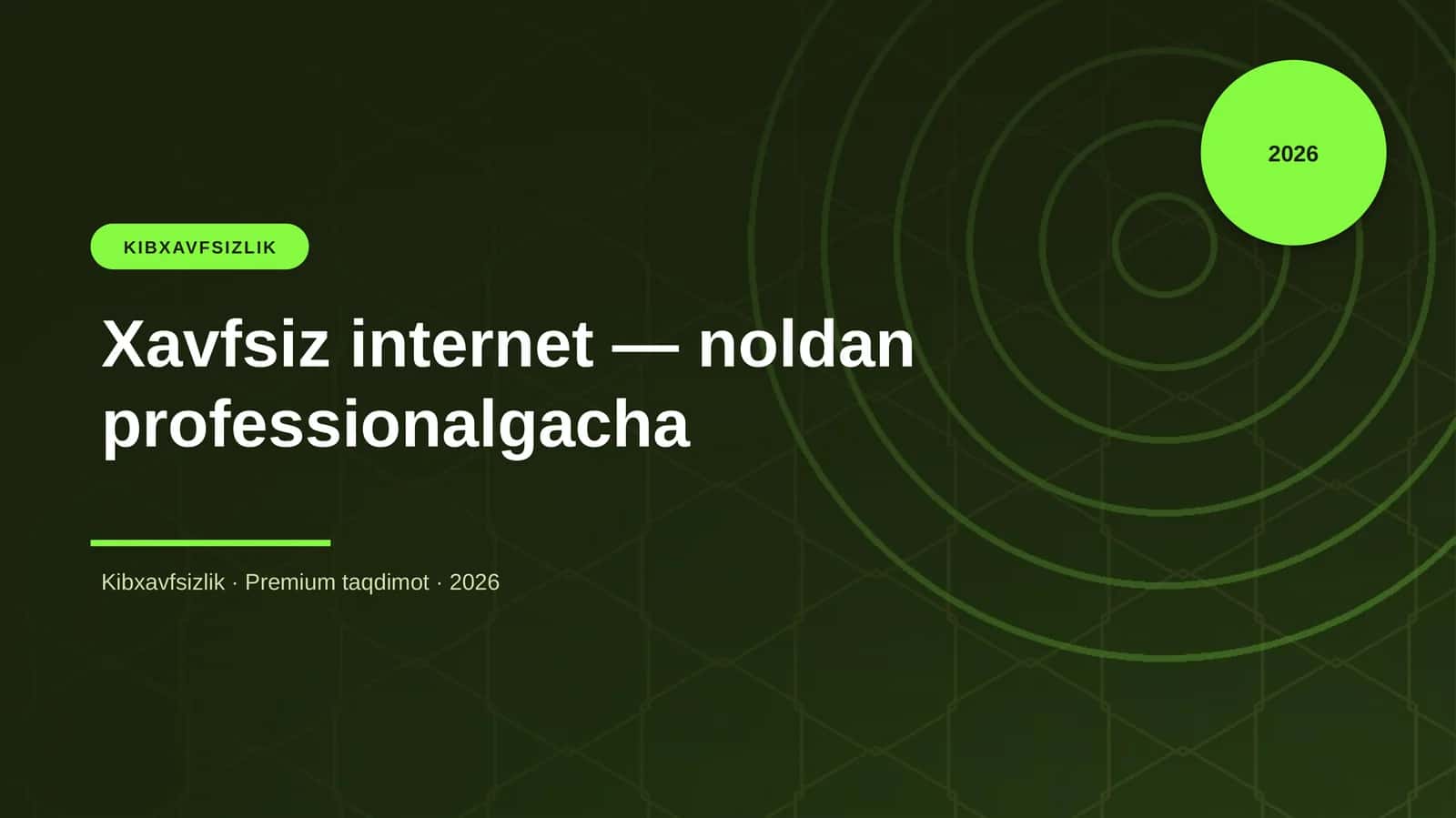 Xavfsiz internet — noldan professionalgacha 1