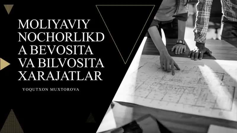 BEVOSITA VA BILVOSITA XARAJATLAR 1
