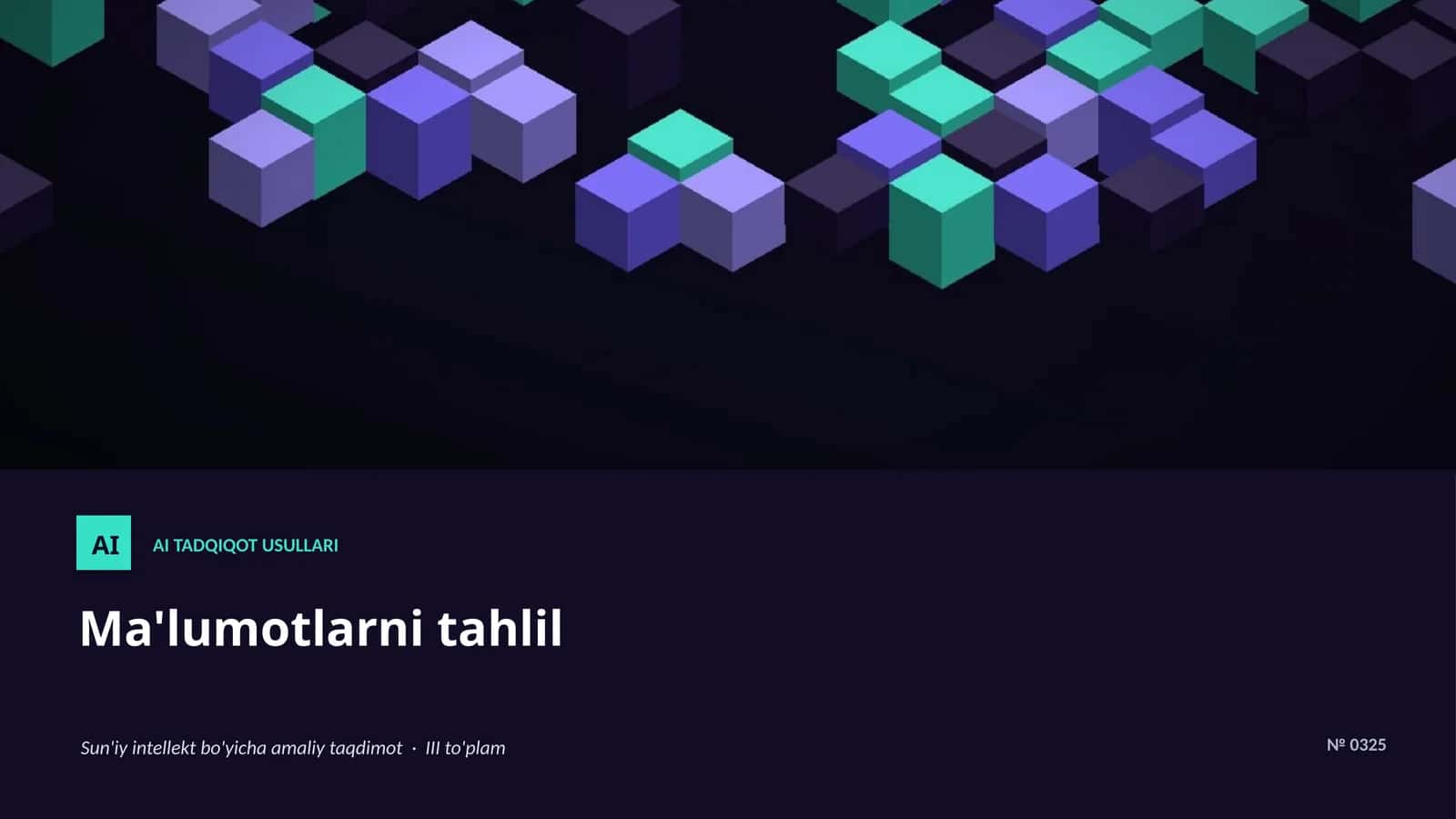 AI TADQIQOT USULLARI 1
