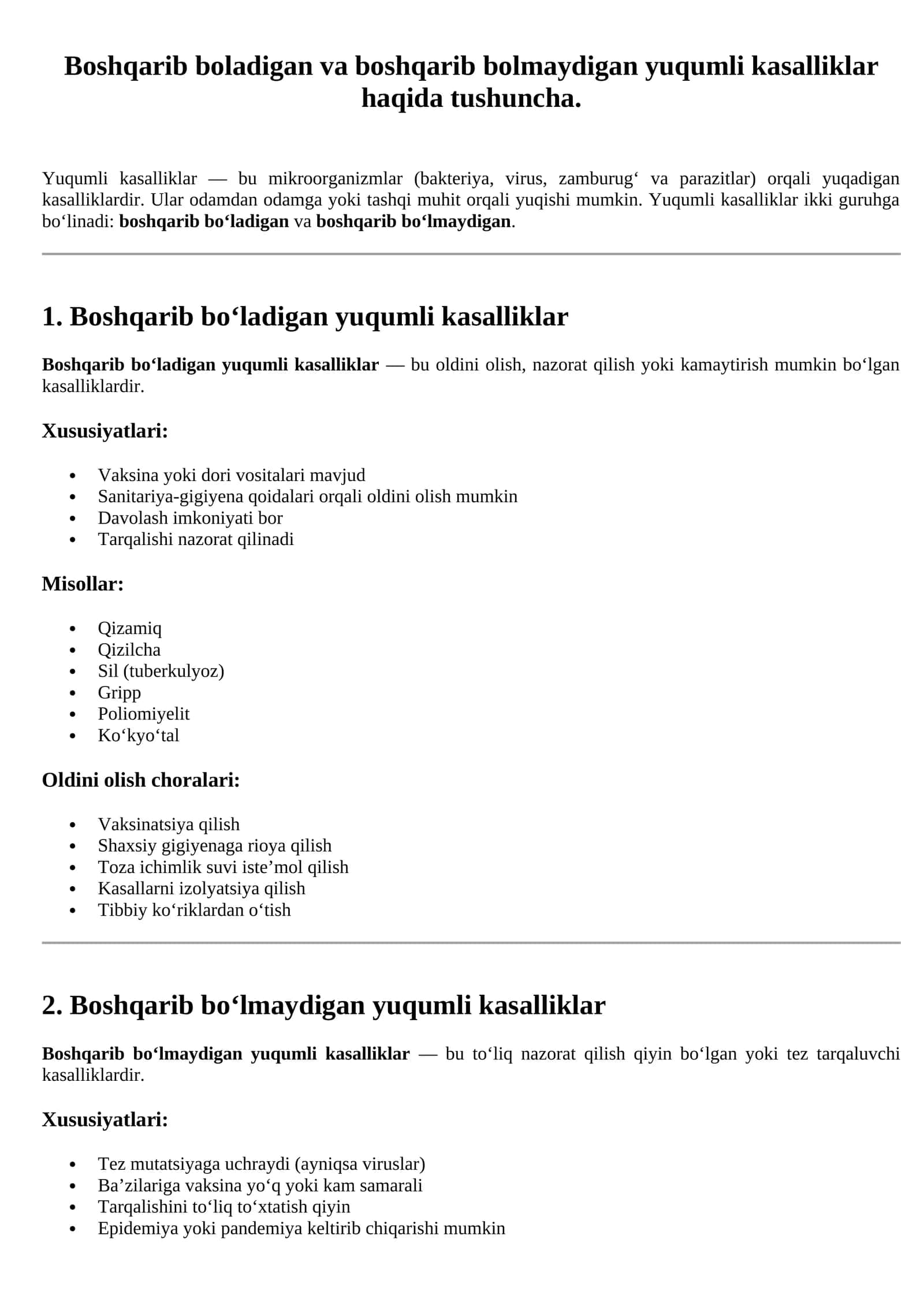 Yuqumli kasalliklar 1