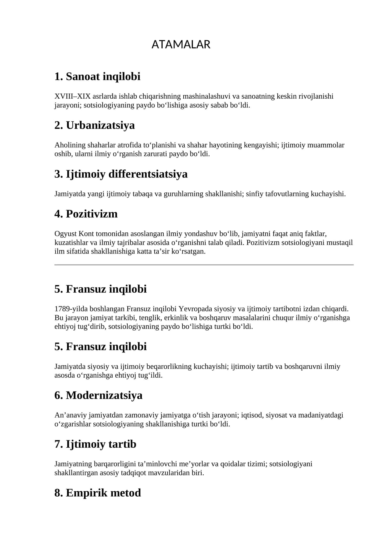 Atamalar 1