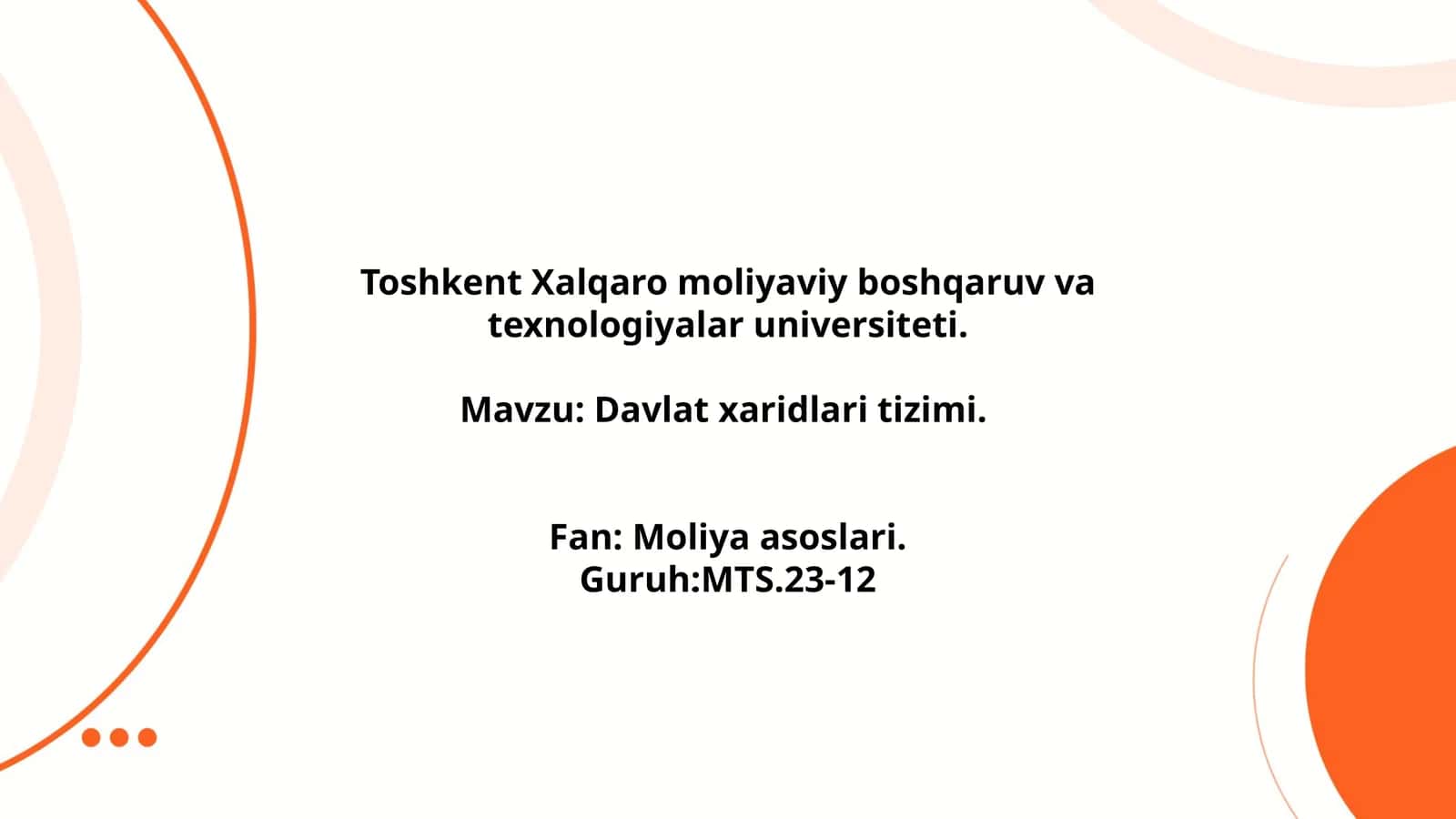Davlat xaridlari tizimi 1
