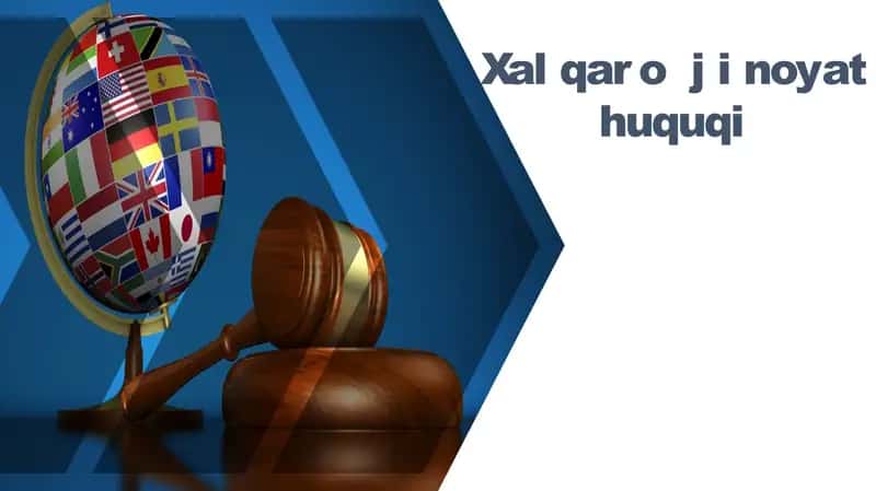 Xalqaro jinoyat huquqi 1