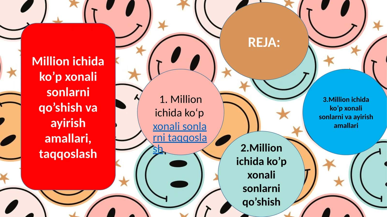Million ichida ko‘pxonali sonlarni taqqoslash 1