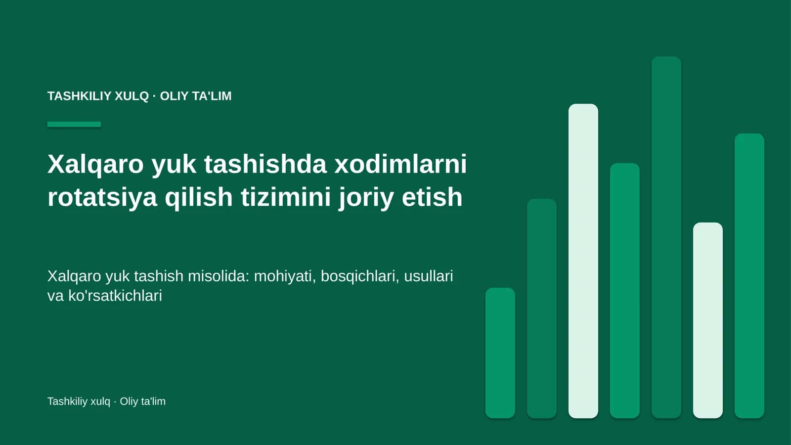 xalqaro yuk tashishda xodimlarni rotatsiya qilish tizimini joriy etish 7992 1
