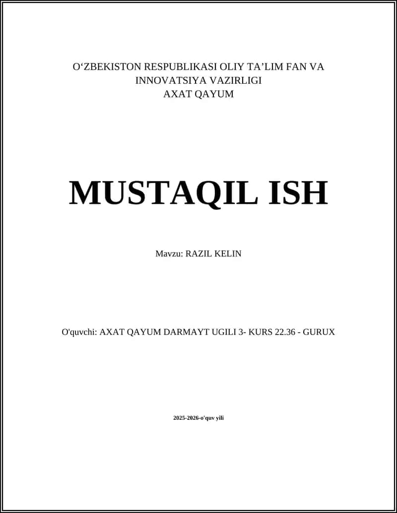 RAZIL KELIN 1