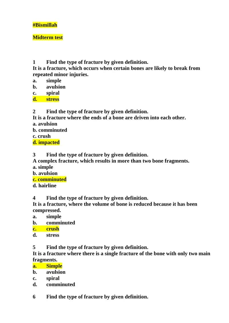 Midterm test 1