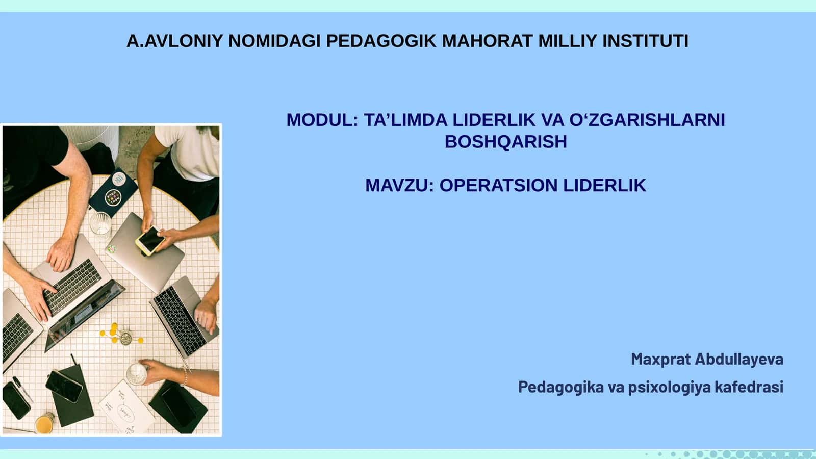 OPERATSION LIDERLIK 1