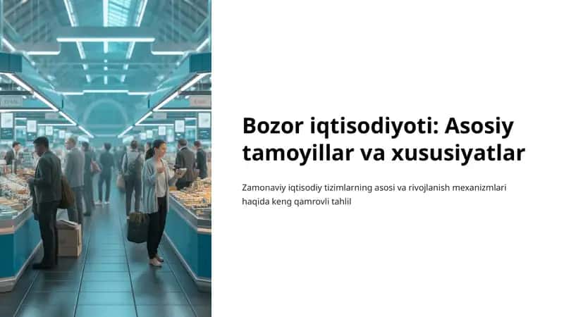 Bozor iqtisodiyoti 1