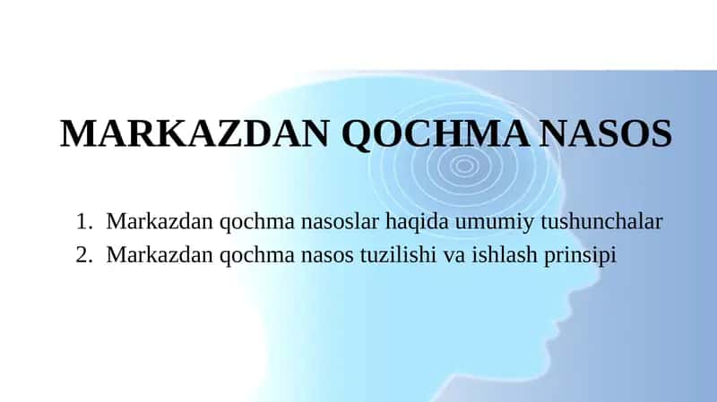 MARKAZDAN QOCHMA NASOS 1