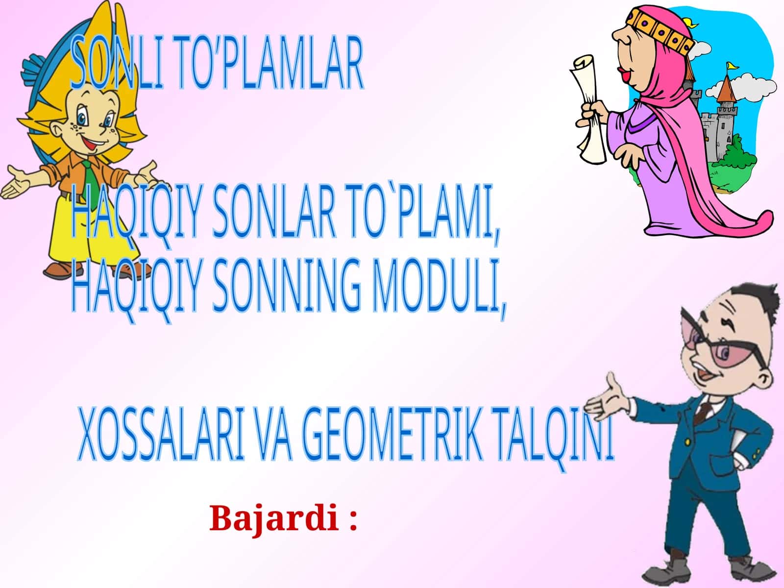 Haqiqiy sonlar to`plami 1