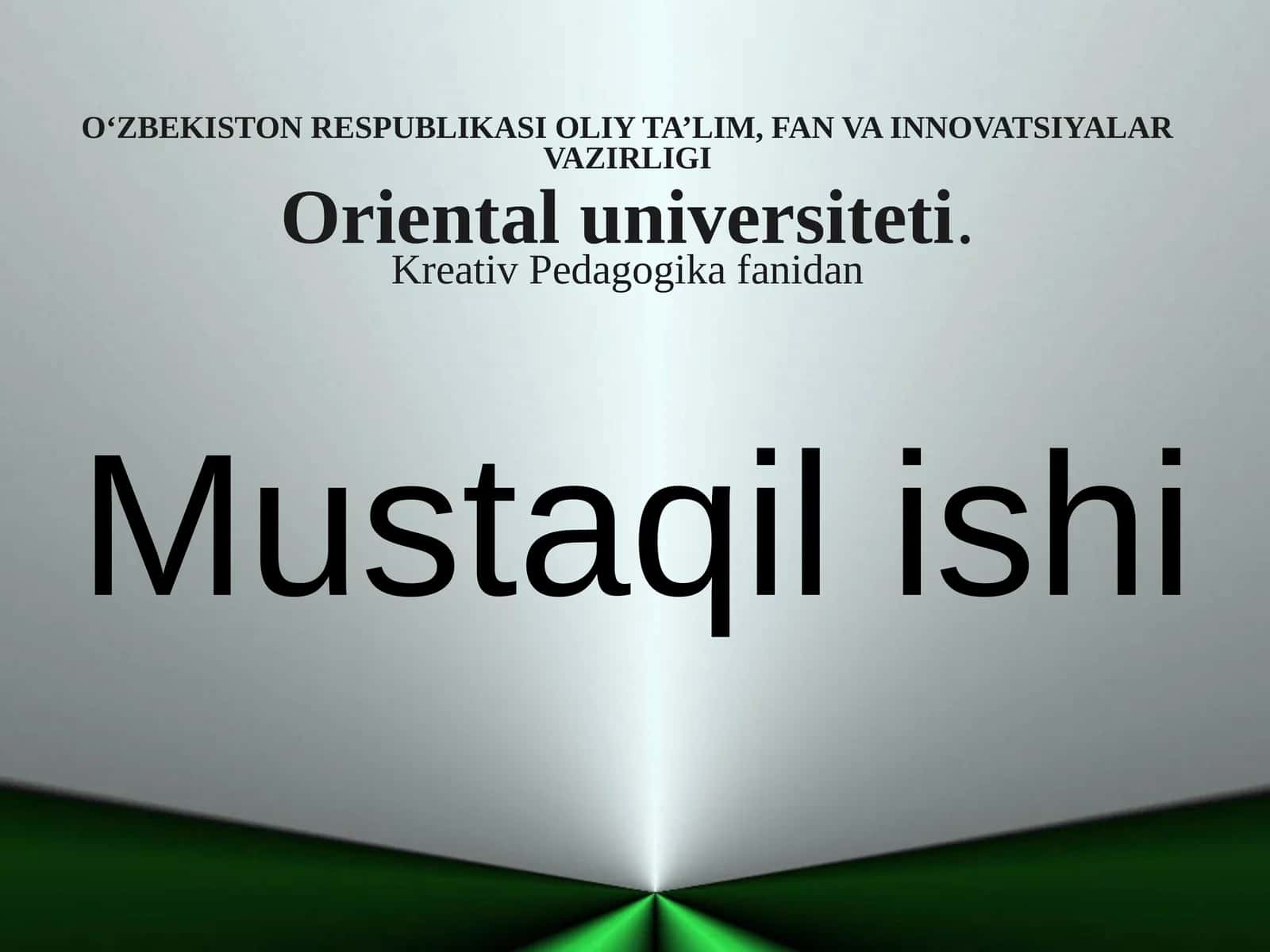Tarbiya fanini o‘qitishda muammoli ta’limning ahamiyati 1