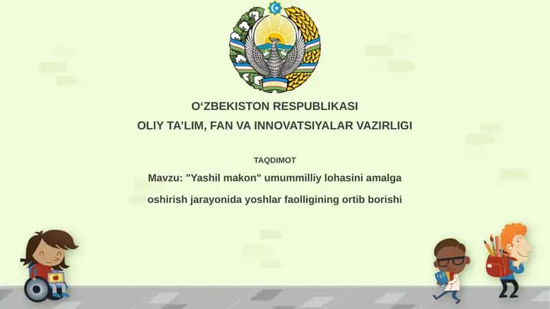 "Yashil Makon" Loyihasi 1