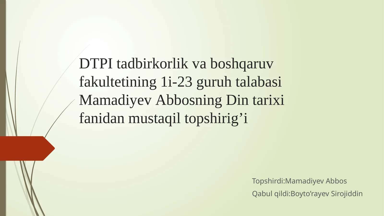 Beruniy asarlarida diniy marosimlarning yoritilishi 1
