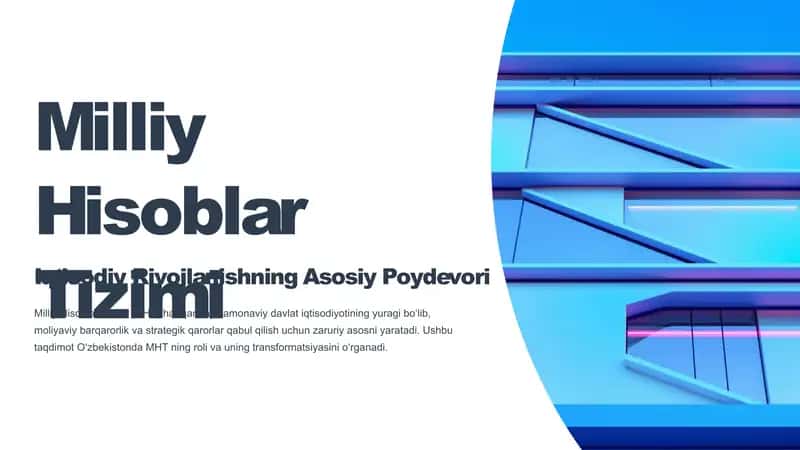 Milliy hisoblar tizimi - Iqtisodiyot nazariyasi 1