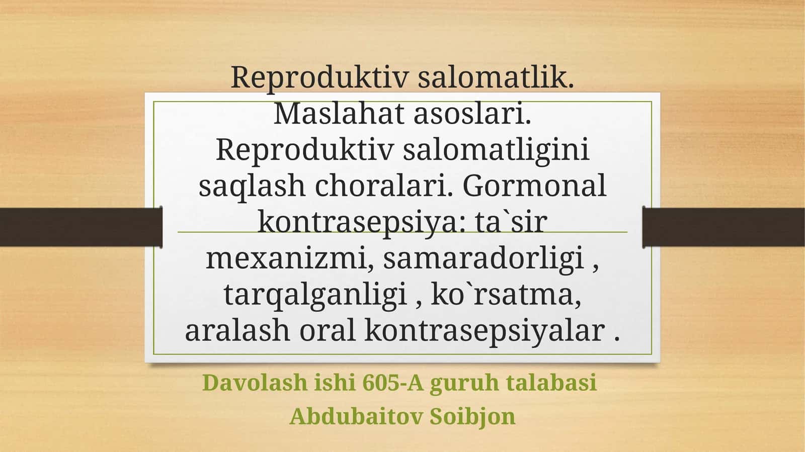 Reproduktivsalomatlik 1
