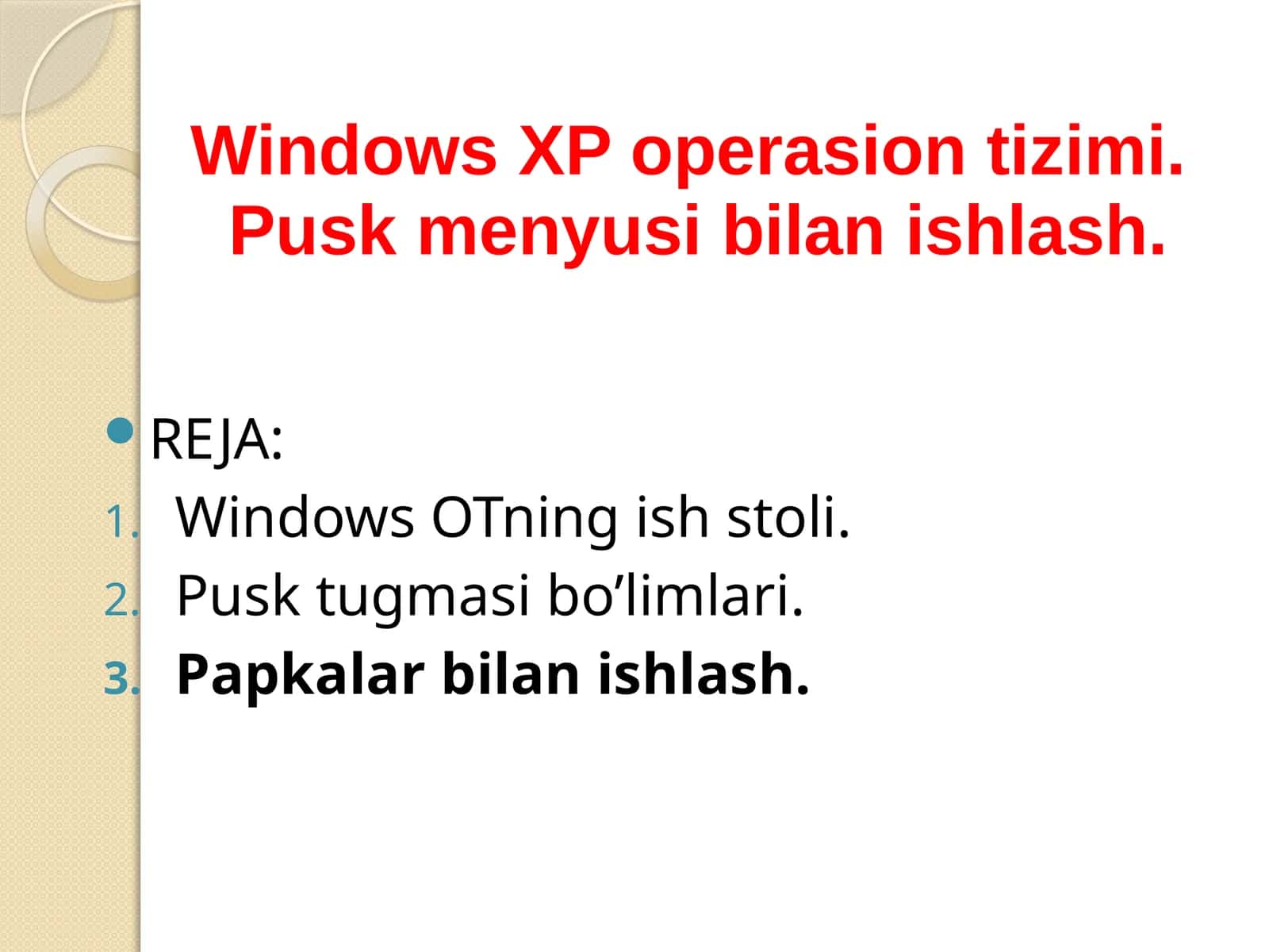 Windows OTning ishtioli 1