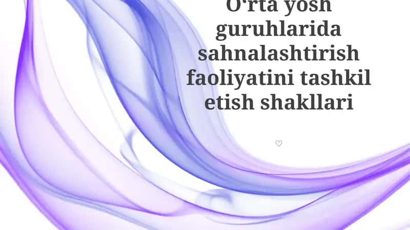 Teatr faoliyatini tashkil etish: aniq maqsadlar 1