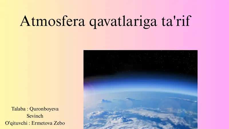 Atmosfera qavatlarining gigienasi 1