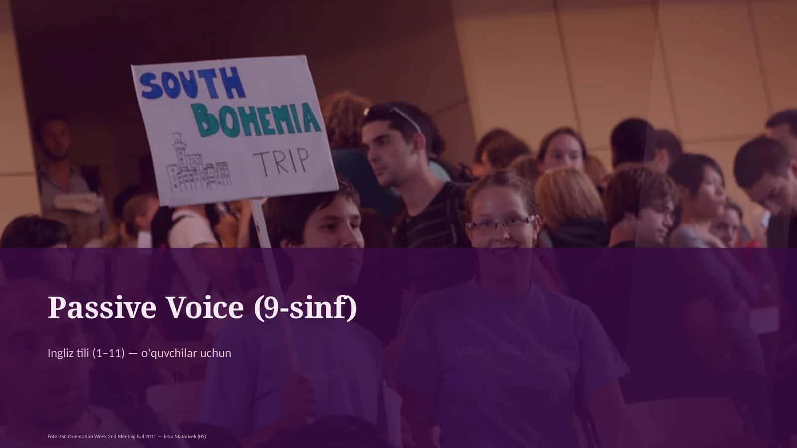 Passive Voice (9-sinf) 1