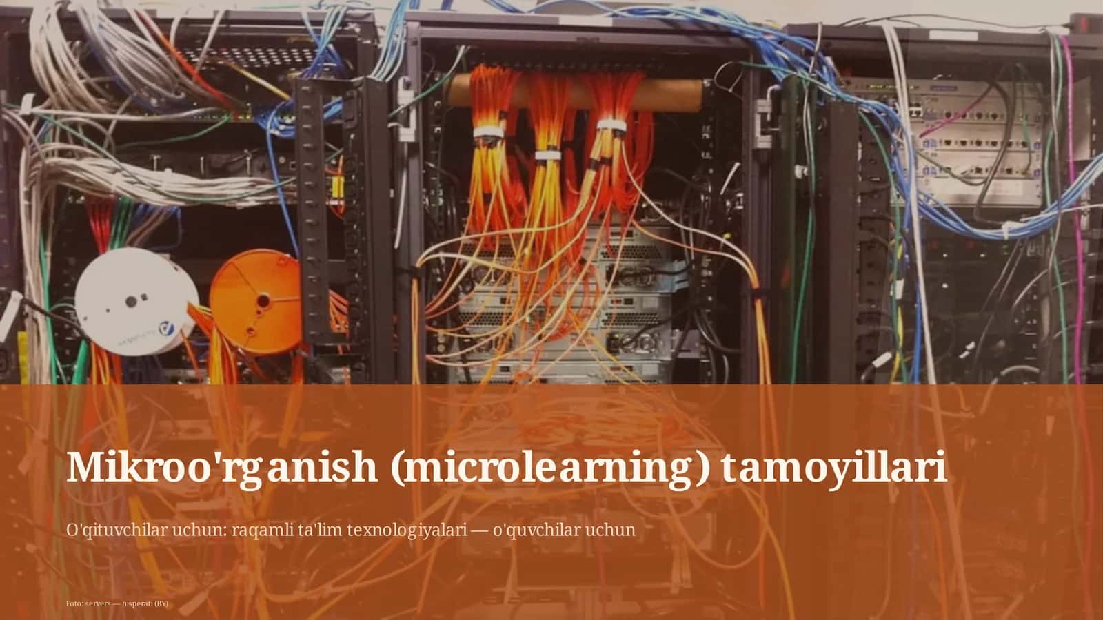 Mikroo'rganish (microlearning) tamoyillari 1