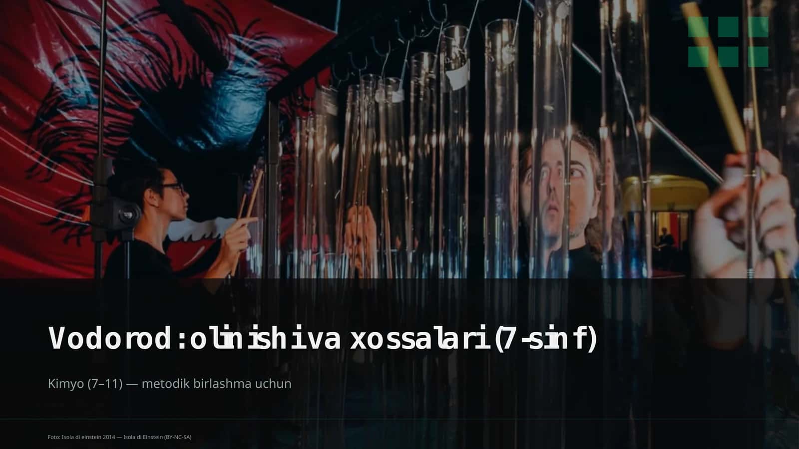 Vodorod: olinishi va xossalari (7-sinf) 1