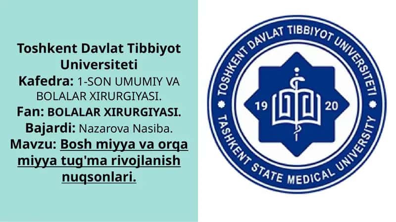 BOLALAR XIRURGIYASI 1